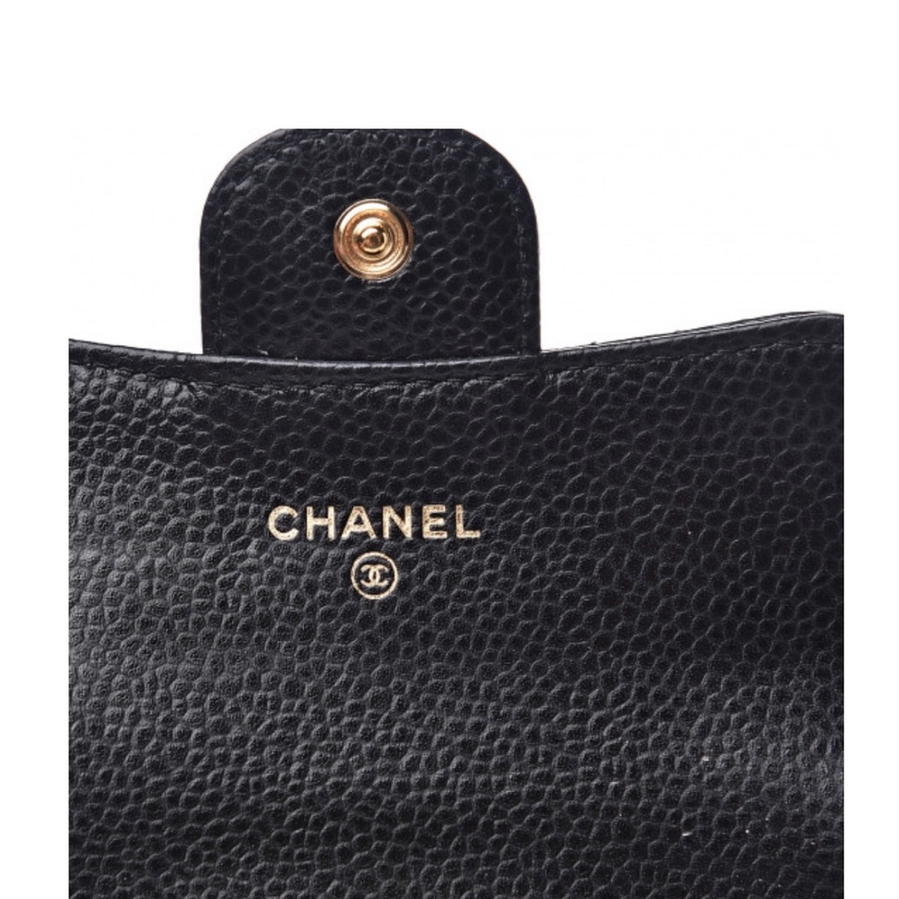 Authentic Chanel Caviar Quilted Flap Card Holder Wallet - Picture 5 of 8